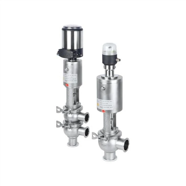 Pneumatic Single Seat Bottom Valve With Control Head